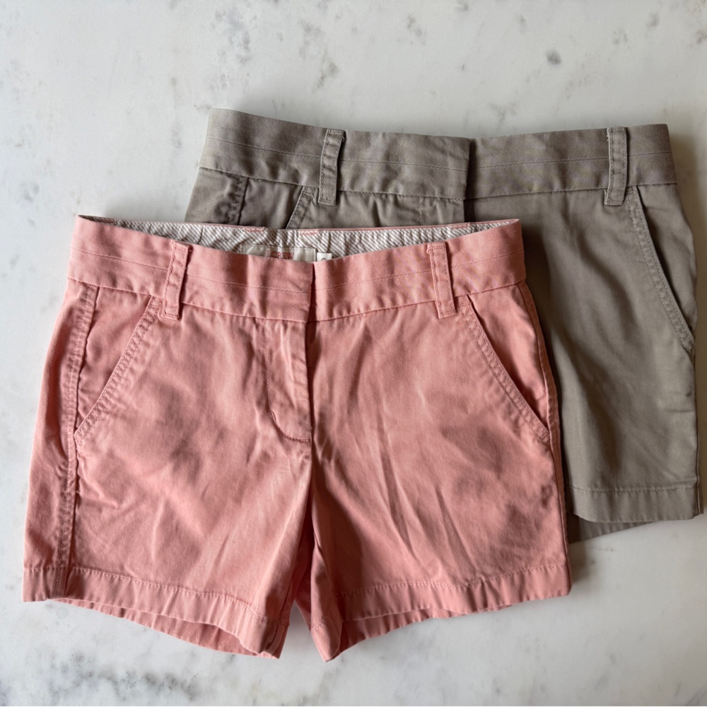 J. Crew Pink Chino 5” Short, size 0